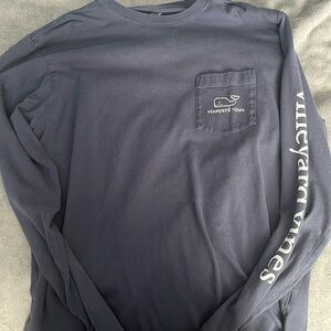 Men’s M Vineyard Vines Long sleeve Navy